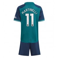 Arsenal Gabriel Martinelli #11 3rd trikot Kinder 2023-24 Kurzarm (+ Kurze Hosen)